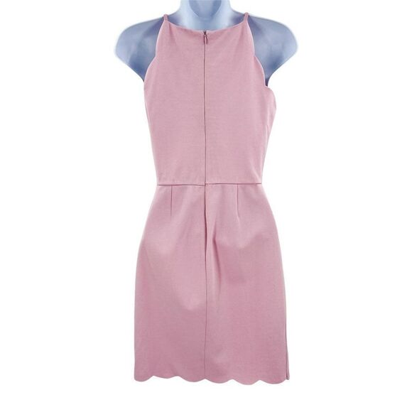 Vintage Necessary Objects Scalloped Hem Sleeveless Sheath Dress XS - Picture 6 of 8